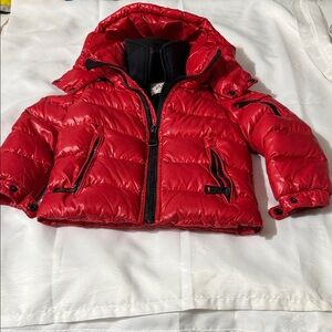 SAM. Vibrant Red Kids Puffer Jacket